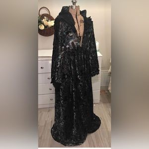 Burnout velvet robe/kimono any size Halloween
